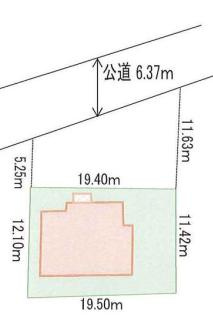 久喜市菖蒲町菖蒲　中古一戸建ての区画図|全1棟