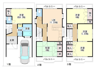 【間取り】 | ■新規専任物件■高槻市辻子三丁目
