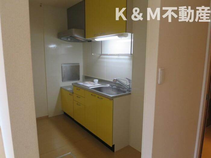 ウィルモア新松戸 A棟のキッチン|キッチンでお料理をお楽しみください