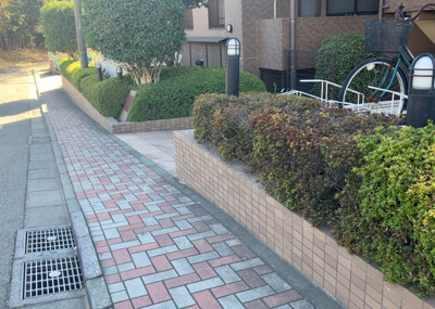 【中庭】 | セントレー相武台 | 中庭（パティオ）とは、一つの建築物の内部に設けられた、壁などで囲われている庭のことを指します。コの字型、ロの字型が主流ですが、L字型の中庭もあります。最近では、インテリア性の高さからも人気があります。