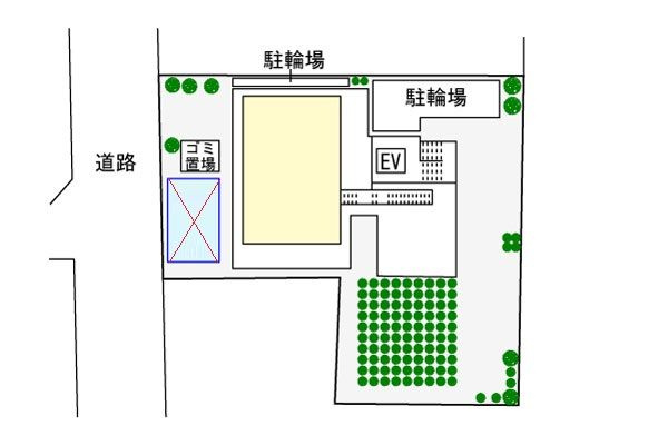 AQUA GARDEN今戸の区画図