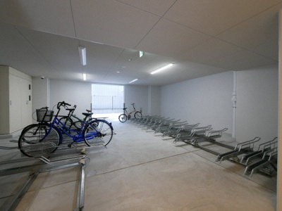 【その他共用部分】 | エグゼ難波南Ⅵ | 駐輪場です