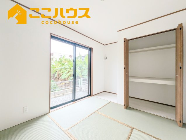 豊見城市渡橋名浜原　新築戸建て　全39区画　23号棟の和室|【施工例】※同施工の別物件写真