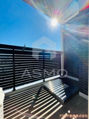 【バルコニー】 | プレサンス谷町七丁目Ⅱ | 同マンション別部屋　参考写真