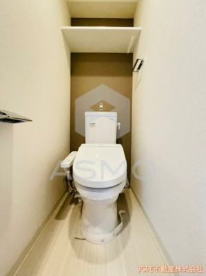 【トイレ】 | プレサンス谷町七丁目Ⅱ | 同マンション別部屋　参考写真