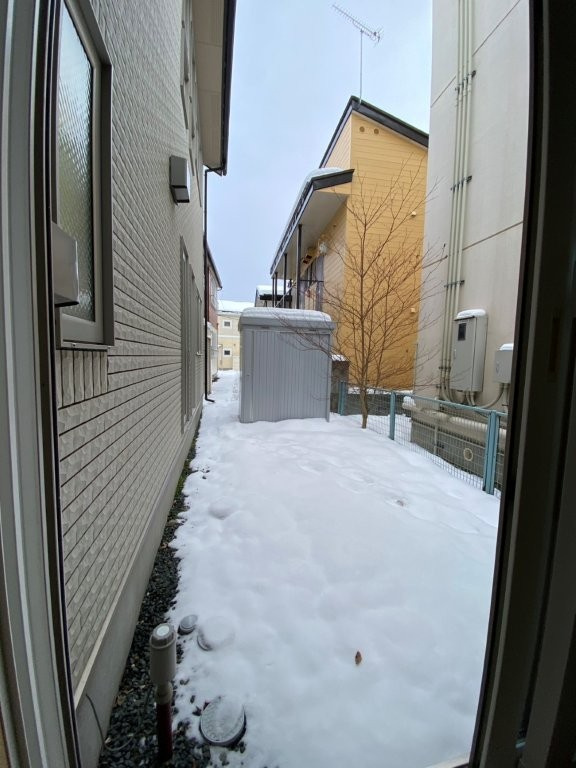 長田町貸家の駐車場