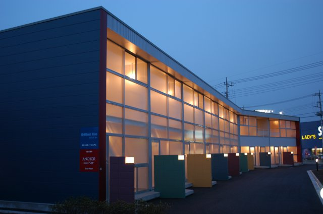 桐生市相生町１丁目のアパートの外観パース