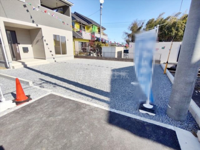 【駐車場】 | 比企郡吉見町東野第２０　全３棟　３号棟 | カースペース３台可