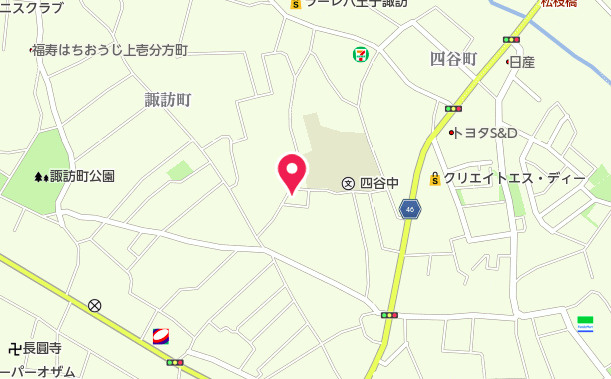 『八王子市新築戸建て』八王子市四谷町【仲介手数料無料】　１期の地図|～仲介手数料無料☆八王子ひなた不動産～　八王子市四谷町　新築戸建て