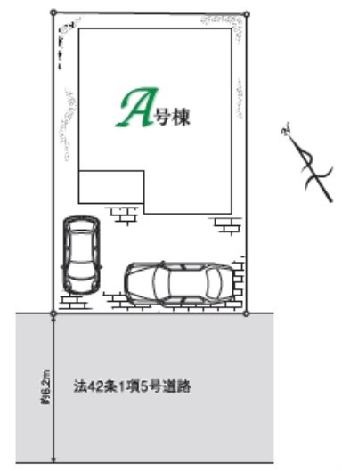 川越市砂新田6期　新築戸建　ハートフルタウンの区画図