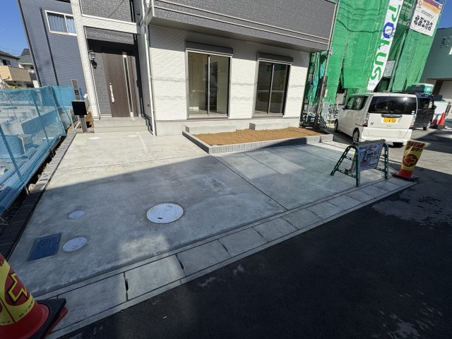松戸市中和倉新築戸建【八ヶ崎小学校：9分】の駐車場|G号棟駐車スペース・2台駐車可