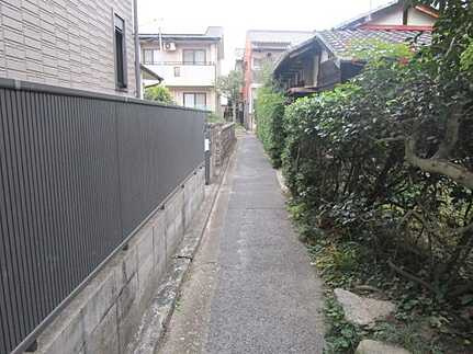 広島市東区牛田本町1丁目　土地(JS)の前面道路含む現地写真