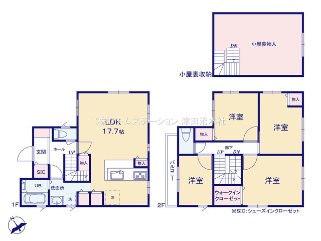 【間取り】 | アトムセレクト船橋市駿河台２丁目