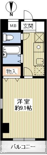 アンピール伏見桃山の間取り