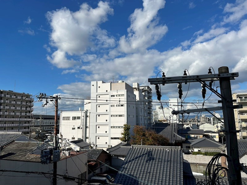 アンピール伏見桃山のバルコニー