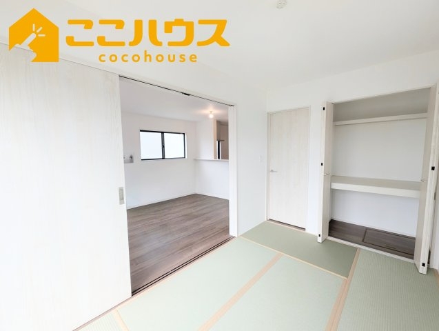 豊見城市渡橋名浜原　新築戸建て　全39区画　26号棟の和室|和室5帖