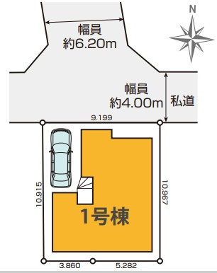 所沢市北秋津7期　新築戸建の区画図|2026/5/18撮影