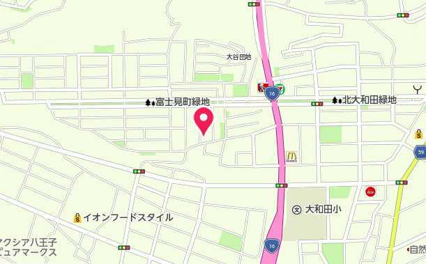 『八王子市新築戸建て』八王子市富士見町2-2-10【仲介手数料無料】　２期の地図|～仲介手数料無料☆八王子ひなた不動産～　八王子市富士見町　新築戸建て