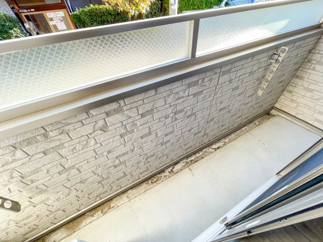 アート東大阪Bのバルコニー