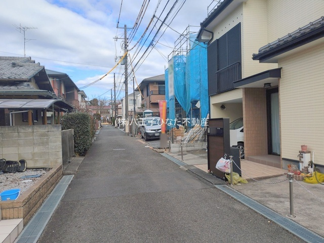 祝　成約済み　八王子市　富士見町　新築戸建て　２期の前面道路含む現地写真|～仲介手数料無料☆八王子ひなた不動産～　八王子市富士見町　新築戸建て