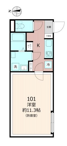 「防音マンション」ラシクラス西落合の間取り