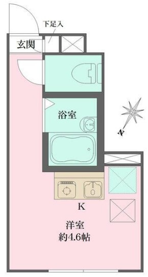 ソルナクレイシア方南町の間取り