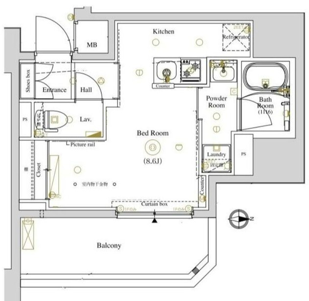 LUMEED南千住の間取り