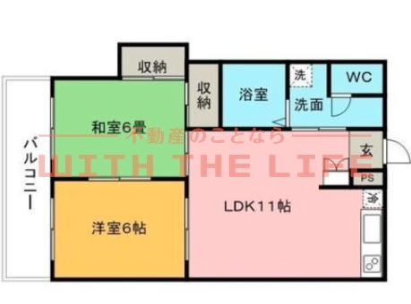 シャロム大善寺【キャッシュバック対象】の間取り