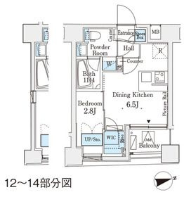 レジデンス文京春日の間取り