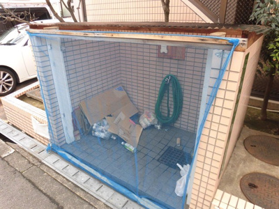 【その他共用部分】 | ジョイフル上新庄 | 敷地内にあるゴミ置き場です