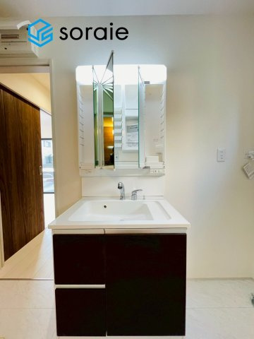 狭山水野第12期　新築戸建　リーブルガーデンの独立洗面台|1/31　撮影