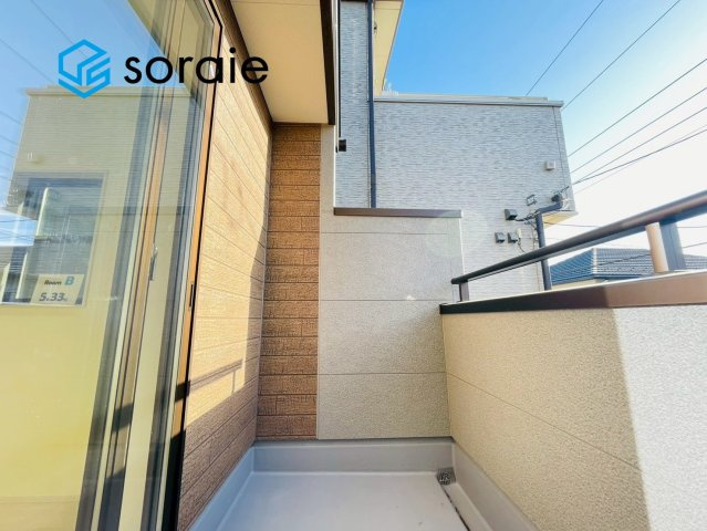 狭山水野第12期　新築戸建　リーブルガーデンのバルコニー|1/31　撮影