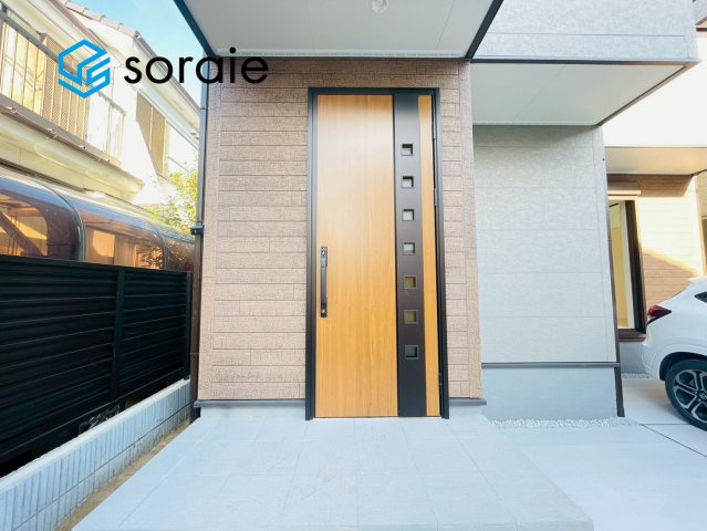 狭山水野第12期　新築戸建　リーブルガーデンの玄関|1/31　撮影