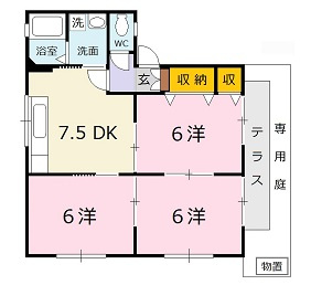 グリーンパーク奥田の間取り
