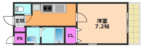【間取り】 | メルシー高槻八幡