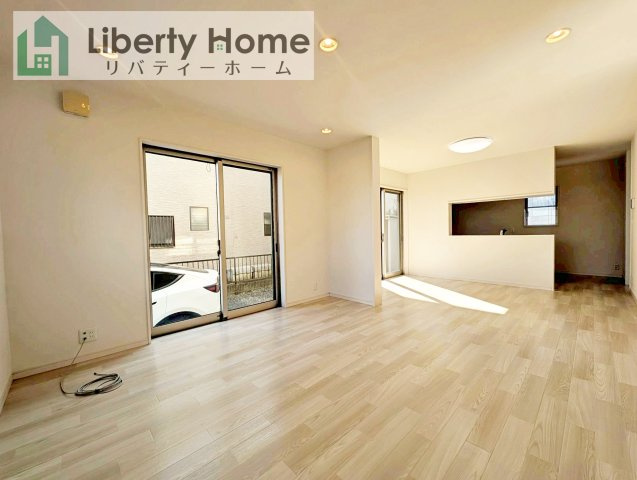 筑西市下川島1期　中古戸建の居間・リビング