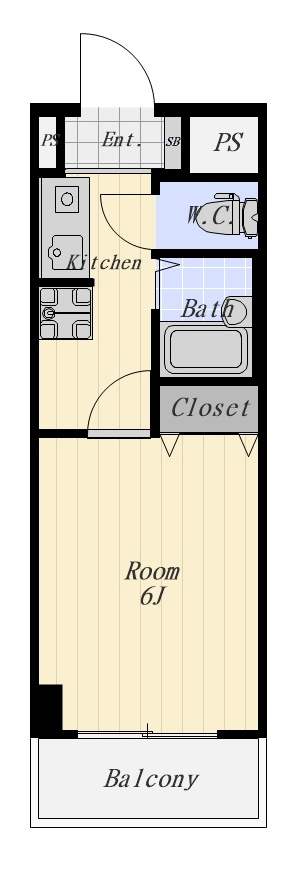 K2ヴィラ 408号室の間取り