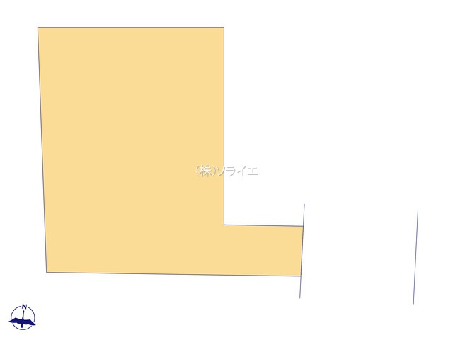 所沢市小手指元町　新築戸建ての区画図