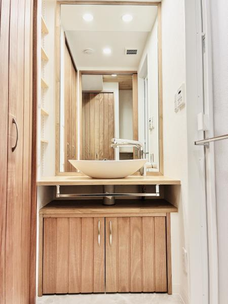 西麻布ホームズの洗面所