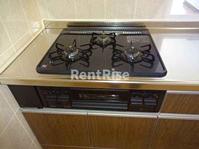 クレール エストの設備|３口コンロ(イメージ)