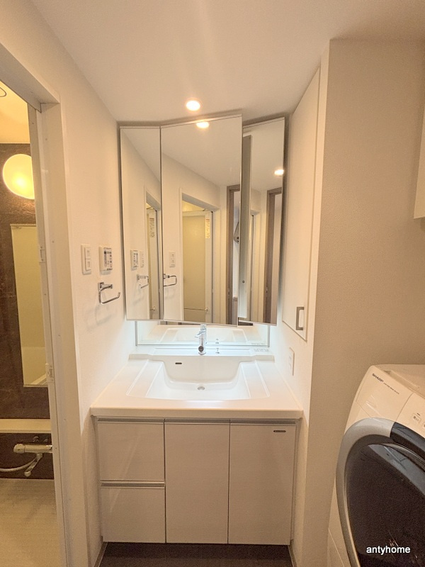 パークアクシス大阪新町　仲介手数料無料の洗面所