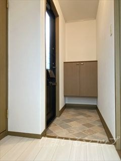 クレエルＫ　Ａ棟の玄関