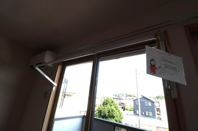 【内装】 | クレールセゾンAB | 室内物干し（雨の日などに重宝します）