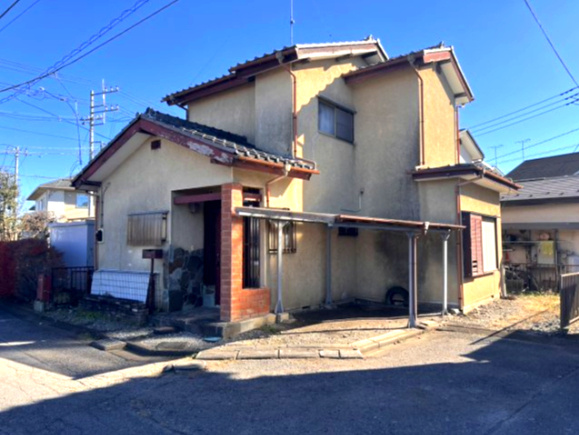 鹿沼市貝島中古戸建　落ち着いた住環境の4DK戸建の外観