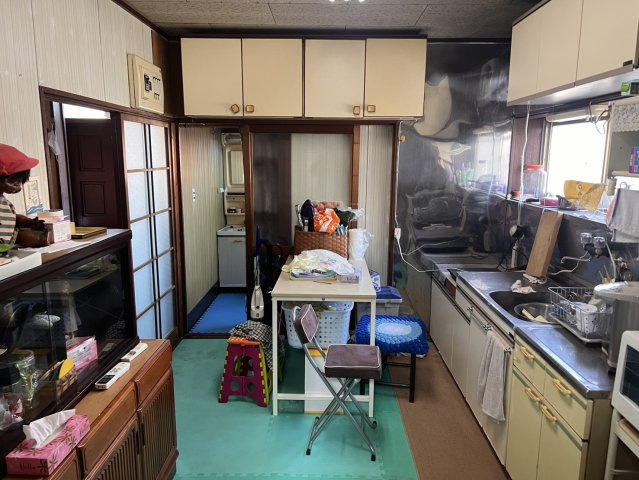 鹿沼市貝島中古戸建　落ち着いた住環境の4DK戸建のキッチン