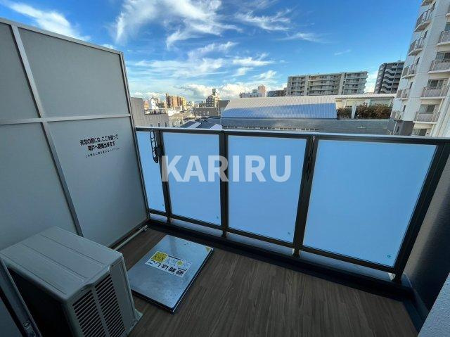 アドバンス大阪城北フィエルテのバルコニー