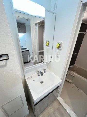 アドバンス大阪城北フィエルテの洗面所