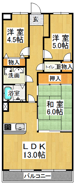 プラザハイツ二ツ屋　D棟