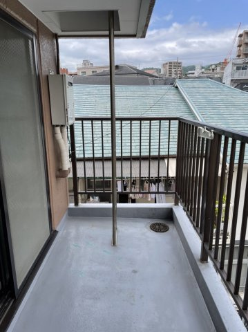 白蘭マンションのバルコニー