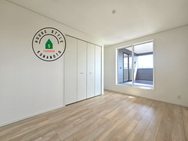 宇土市栗崎町第1₋3棟(3号棟)の内観：施工例|各部屋収納を備えており過ごしやすいお家です！